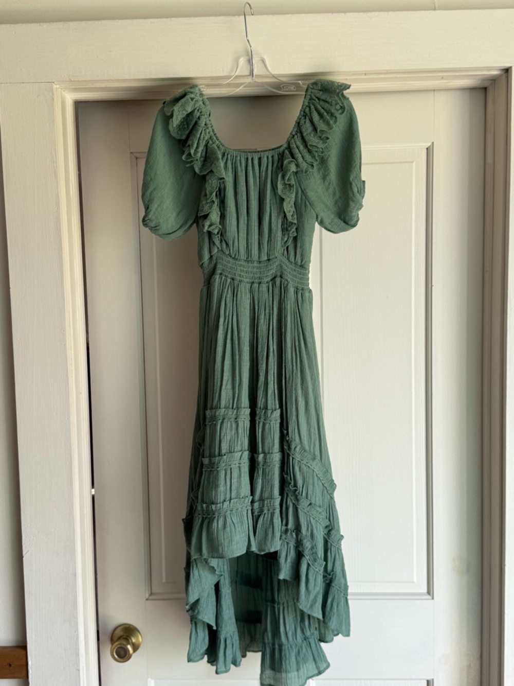 Joyfolie Diana Dress in Green Girls size 8